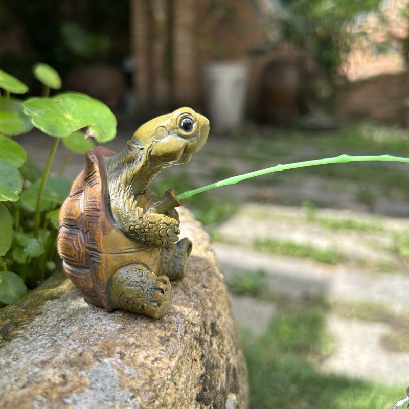 Aquarium Fish Farm - Turtle fishing fish tank aquarium decoration
