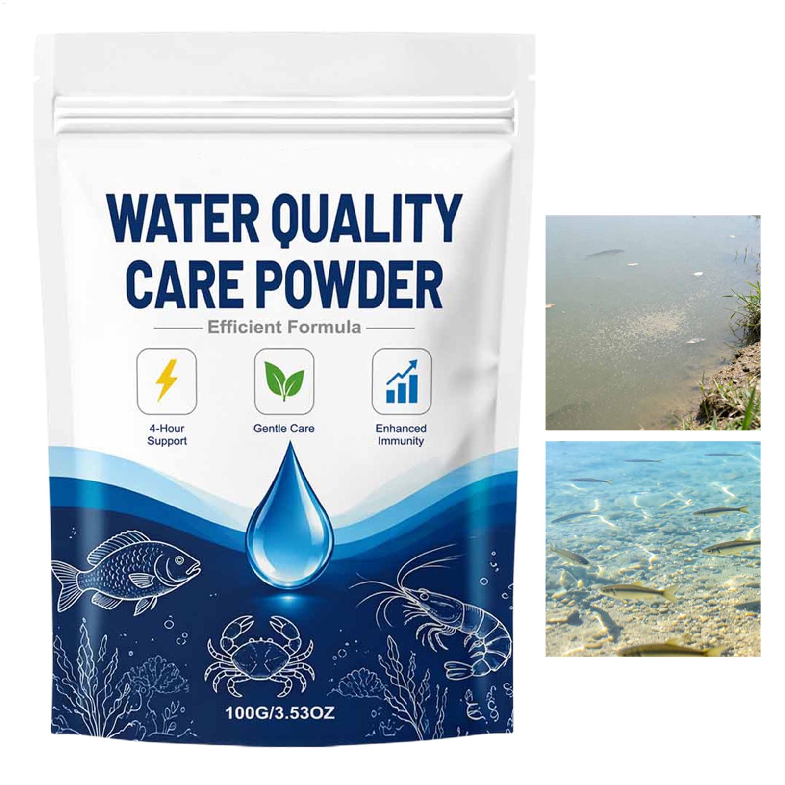 Aquarium Fish Long - 100g Aquarium Water Clarifier Powder For