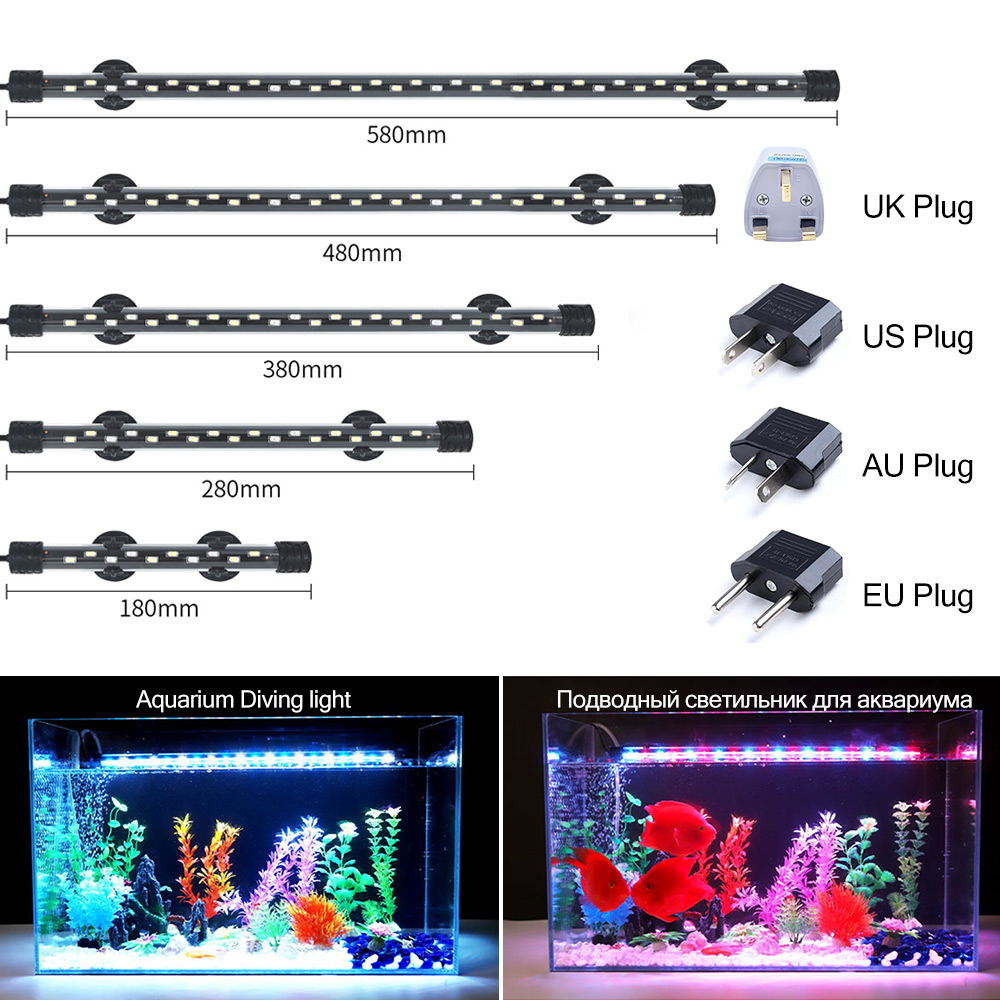 Aquarium Fish Only - 90-260V Aquarium Light LED Waterproof Fish