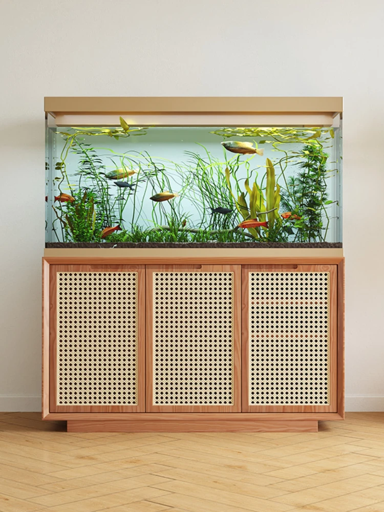 Solid Wood Rattan Living Room  - Aquarium Fish Live recension och pris