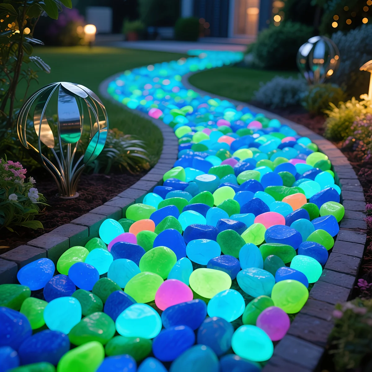 1CM 100pcs Color Goose Stone L - Aquarium Fish Farm recension och pris
