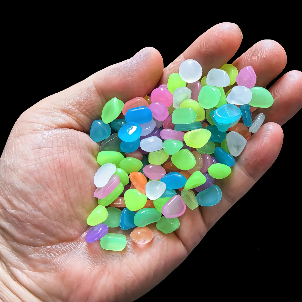1CM 100pcs Color Goose Stone L - Aquarium Fish Farm recension och pris