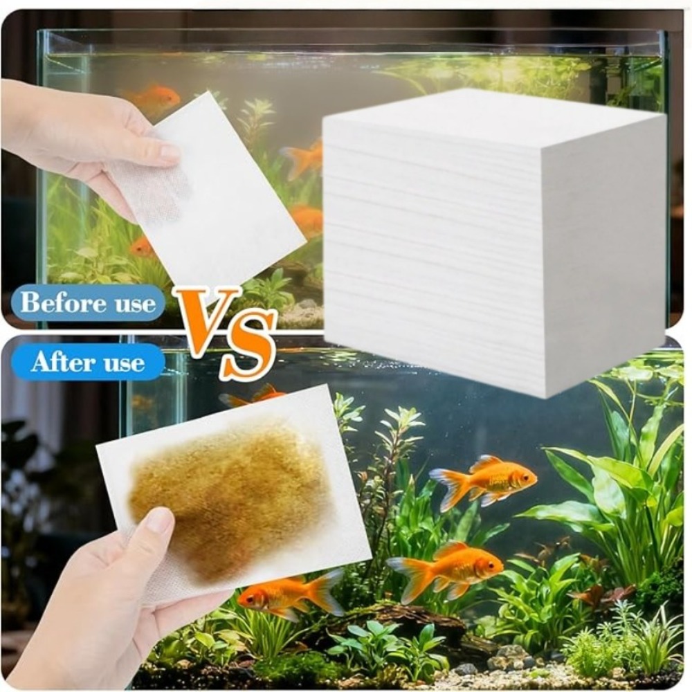 50pcs Fish Tank Absorbing Impu - Aquarium Fish Yellow recension och pris