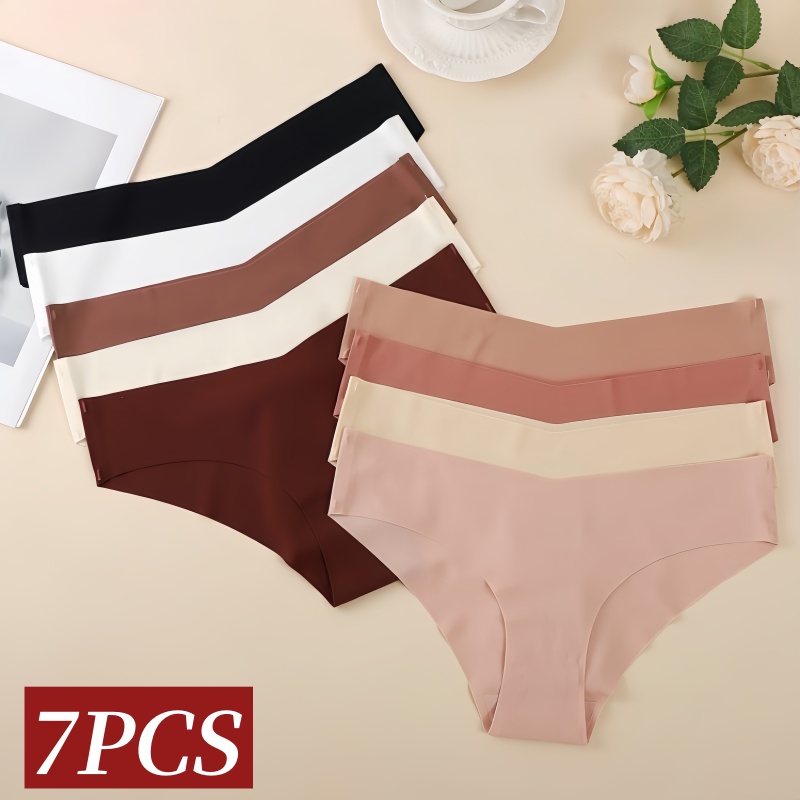 7Pcs/Set Women's V-Waist Panti - Aquarium Xl recension och pris