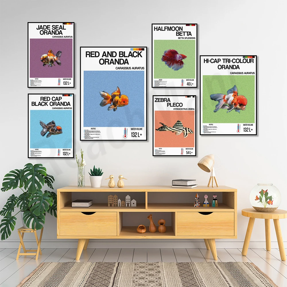 Fish information print, orname - Aquarium Fish Zebra recension och pris