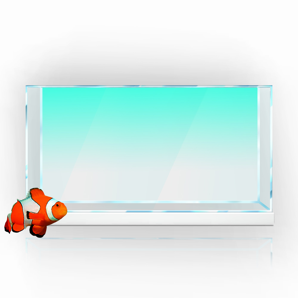 Fish Tank Background Sticker W - Aquarium Fish Yellow recension och pris