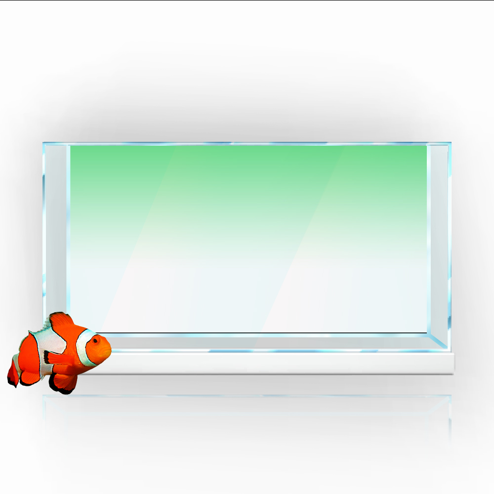 Fish Tank Background Sticker W - Aquarium Fish Yellow recension och pris