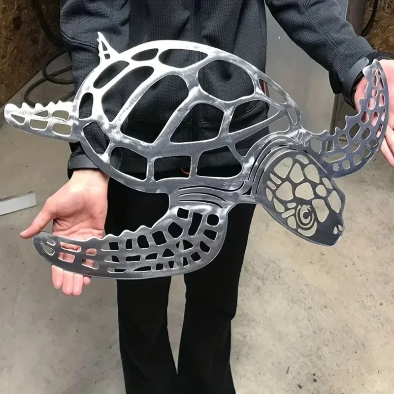 Metal Sea Turtle Ornament Beac - Aquarium Fish Live recension och pris
