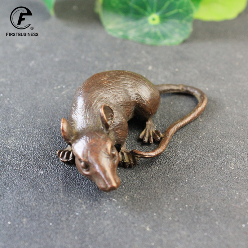 Heavy Brass BIG Rat Mouse Figu - Aquarium Fish Only recension och pris