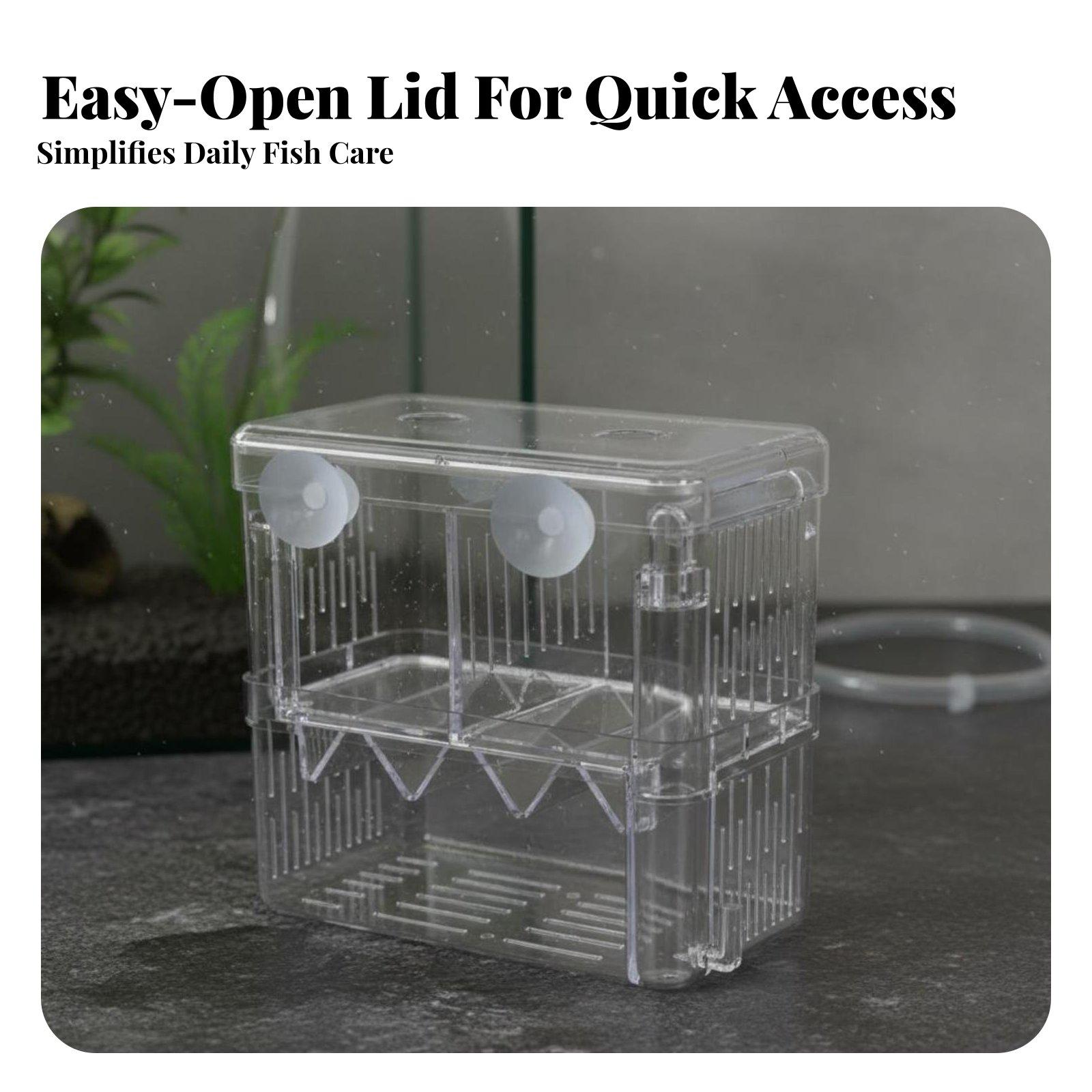 Double Layer Aquarium Breeding - Box Fish In Aquarium recension och pris
