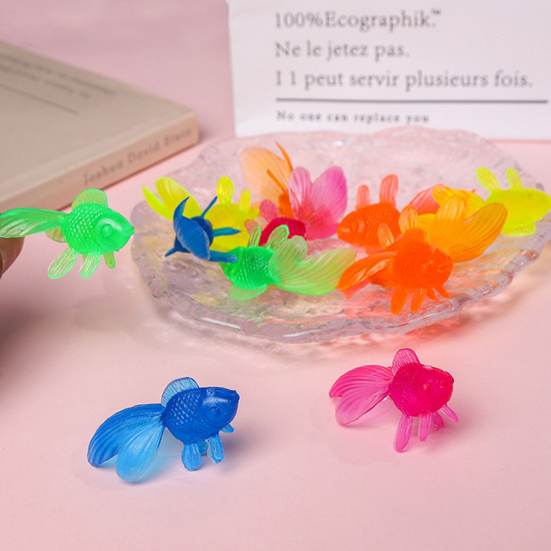 10/20PCS Plastic Goldfish with - Aquarium Goldfish recension och pris