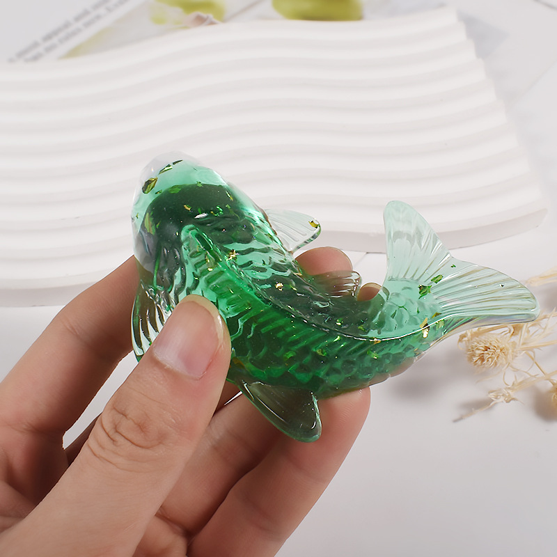 3D Koi Fish Shaped Epoxy Resin - Aquarium Fish Farm recension och pris