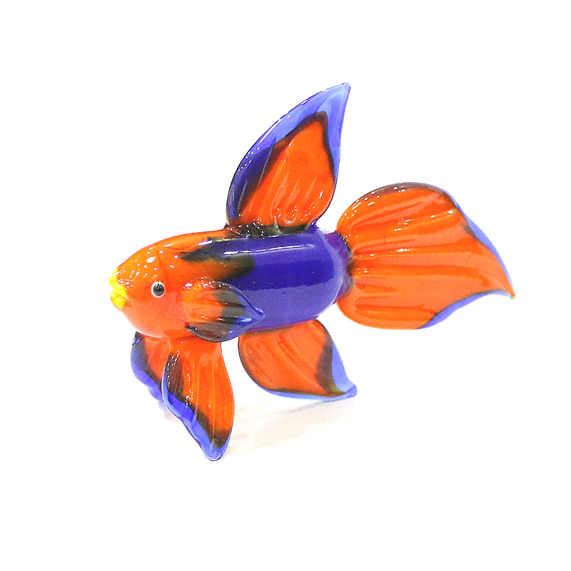Orange Murano Glass Tropical F - Aquarium Fish Live recension och pris