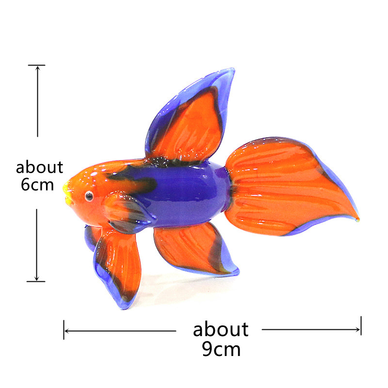 Orange Murano Glass Tropical F - Aquarium Fish Live recension och pris