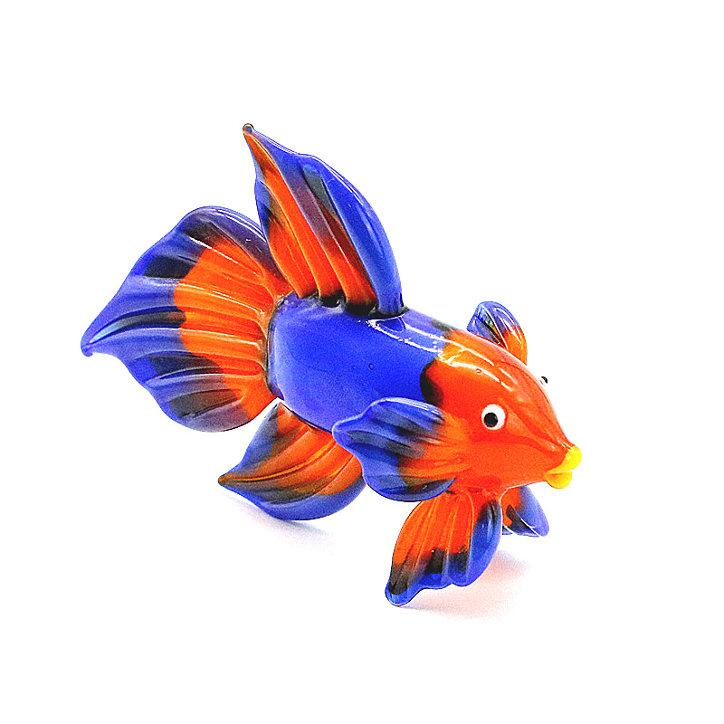 Orange Murano Glass Tropical F - Aquarium Fish Live recension och pris