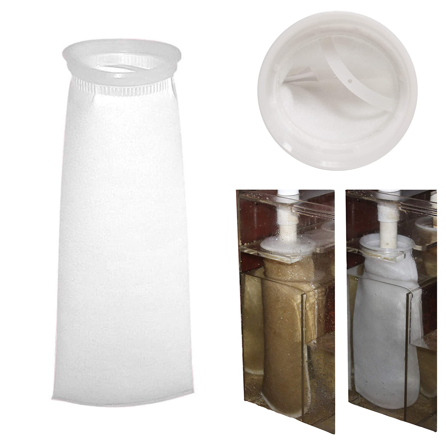 Aquarium Filter Socks Bags Fis - Aquarium Fish Long recension och pris