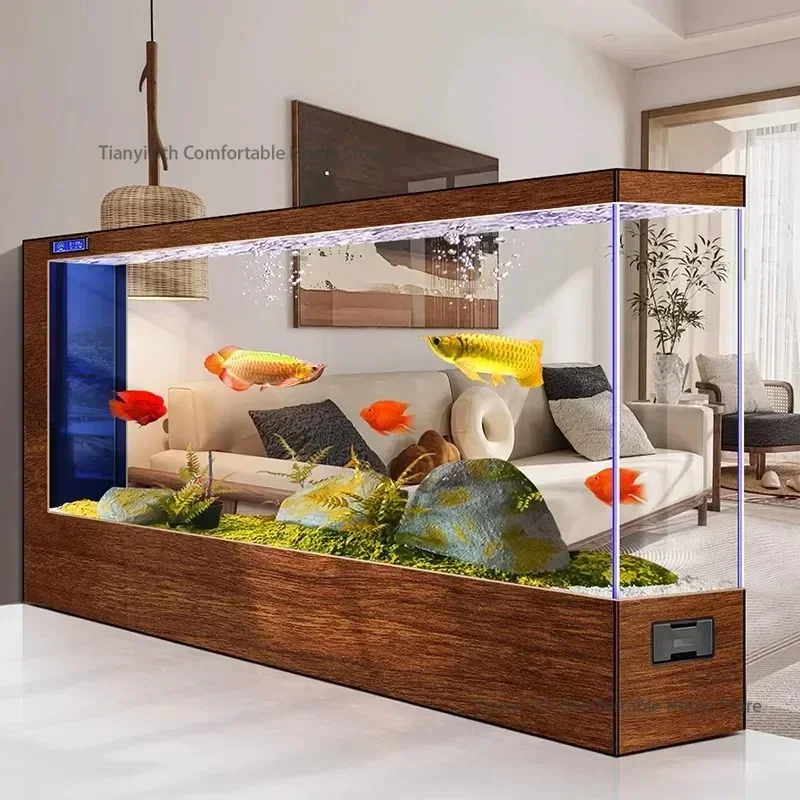 Super Large Transparent Luxury - Aquarium Fish Long recension och pris