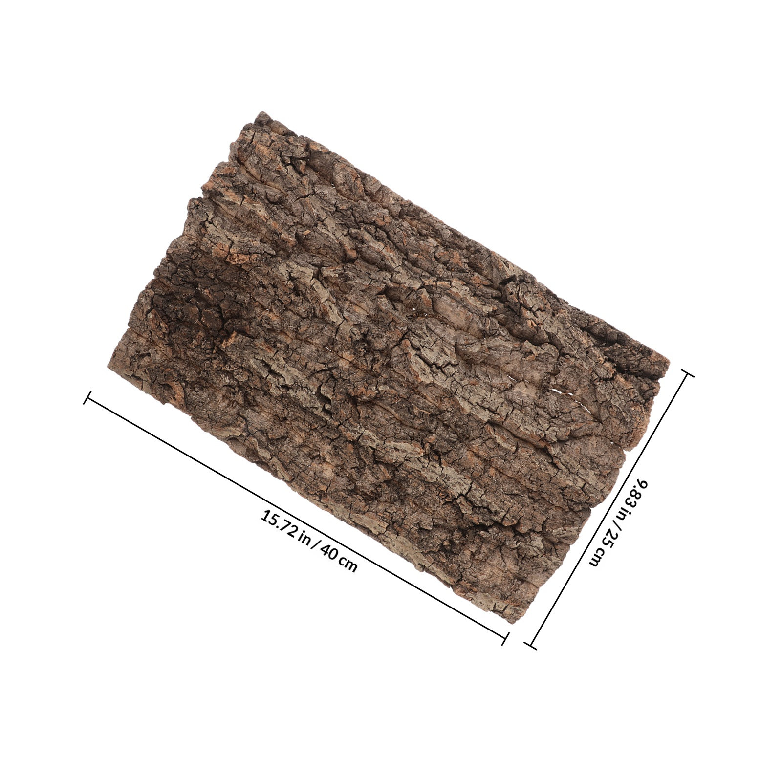 Natural Cork Bark Background B - Aquarium Fish Farm recension och pris