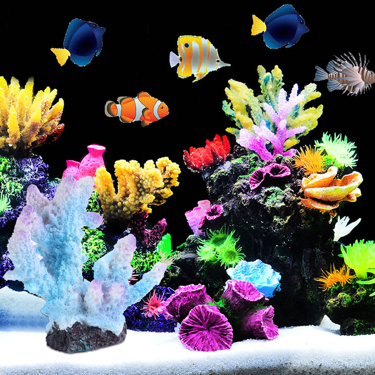 Artificial Resin Coral for Fis - Aquarium Xl recension och pris