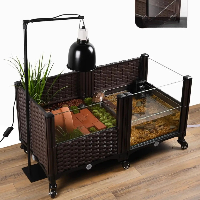 Eco Turtle Tank with Basking P - Aquarium Fish Yellow recension och pris