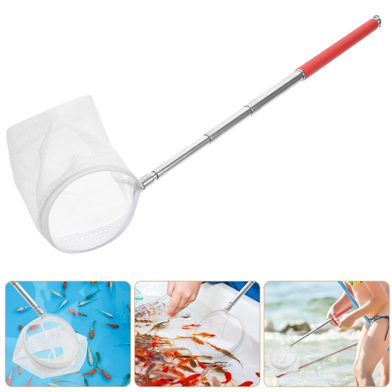 Telescopic Stainless Steel Shr - Aquarium Fish Yellow recension och pris
