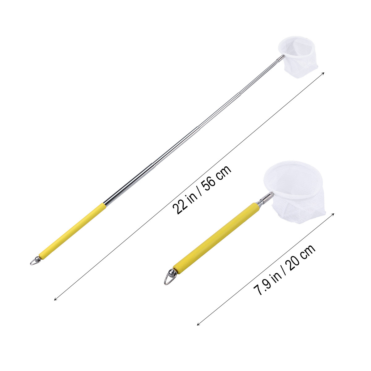 Telescopic Stainless Steel Shr - Aquarium Fish Yellow recension och pris
