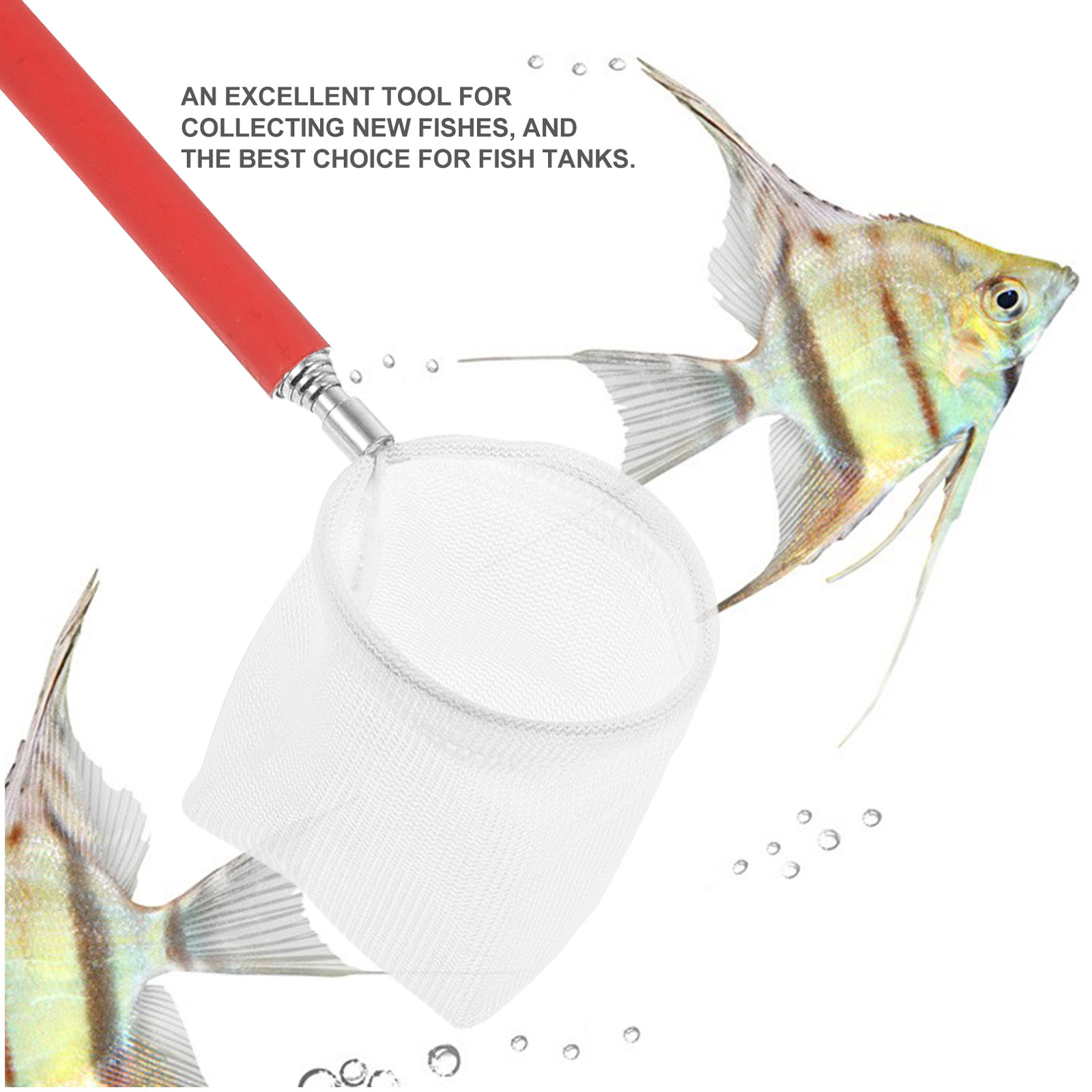 Telescopic Stainless Steel Shr - Aquarium Fish Yellow recension och pris