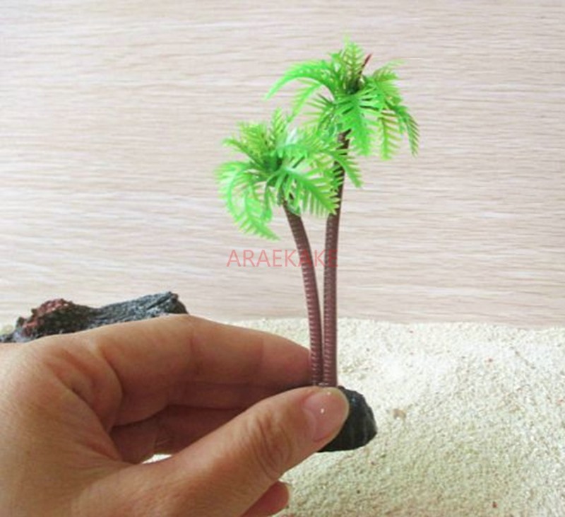 Simulated plant, mini coconut  - Box Fish In Aquarium recension och pris