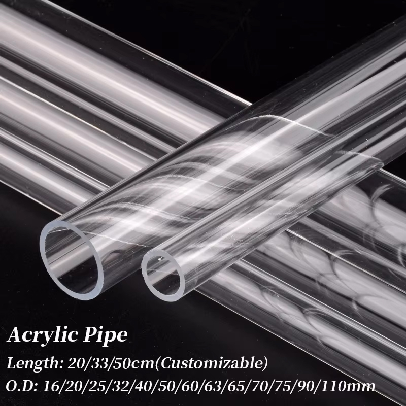 1Pc O.D 16~110mm Clear Acrylic - Aquarium Fish Long recension och pris