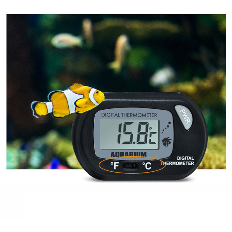 1PC 58*37mm Fish Tank Digital  - Aquarium Fish Yellow recension och pris