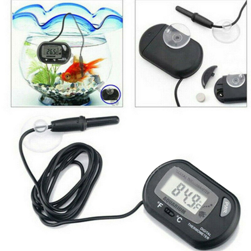 1PC 58*37mm Fish Tank Digital  - Aquarium Fish Yellow recension och pris